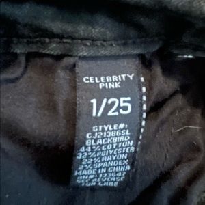 Celebrity Pink Black Jeans